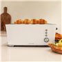 Cecotec Grille-pain Toast&Taste Extra W, 1000 W de puissance, Double fente XL pour pains épais, Système d'auto-centrage, 7 Posit