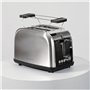 Cecotec Grille-pain vertical Toastin' time 850 Inox, 850 W de puissance, Double fente longue et large de 3,8 cm, Varillas Supéri