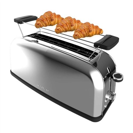 Cecotec Grille-pain vertical Toastin' time 850 Inox Long