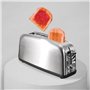 Cecotec Grille-pain Vertical 1 Fente Longue Toastin' time 850 Inox Long Lite. 850 W, 2 Tranches de Pain, Fente Large de 3,8 cm, 