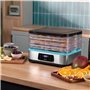 Cecotec Déshydrateur d'Aliments VitaDry Pro. 300 W, Déshydrateur de Fruits avec 5 Plateaux Réglables en Hauteur, Écran Digital, 