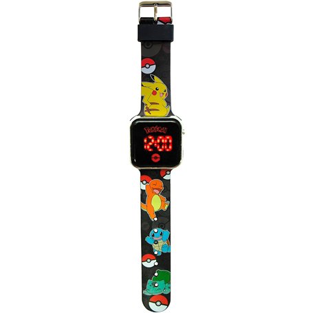 Kids Licensing Montre LED Pokémon avec Calendrier. POK4322