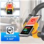 Support Telephone Velo Appartement Home Trainer Tapis de Course Universel Convient aux Smartphones jusqu'a 7,6" Jaune