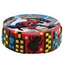 dekora - Décoration Coméstible en Forme de Disque pour Gâteaux d'Anniversaire pour Enfants de Spiderman - 15, 5 cm