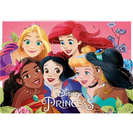 Dekora - Princesses Disney - Papier Comestible pour Gâteau d' Anniversaire - Décoration pour Gâteau en Feuille d’Azyme - A5