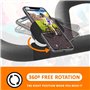 Support Telephone Velo Appartement Home Trainer Tapis de Course Potence elliptique Adaptation Universelle aux Smartphones jusqu'