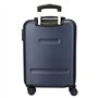Pepe Jeans Edmon Valise de Cabine Bleue 38 x 55 x 20 cm Rigide ABS Fermeture à Combinaison latérale 34 L 2,74 kg 4 Roues Bagage 