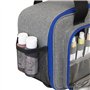 Hartem - Sac de rangement pour peintures acryliques | Capacité de 54 bouteilles de 60 ml | Intérieur en aluminium, poche pour tu