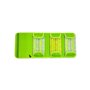 HOMEO-CASE Coffret d'homéopathie 90 emplacements pour tubes de 4 g de Boiron Vert citron (tubes non inclus)