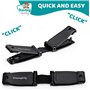 HOMYBABY® Chest Clip Sécurité Bébé [x1] - Sangle Ceinture de Sécurité Voiture - Attache Siege Auto Bebe - Harnais pour Siège Aut