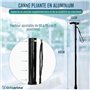 OrtoPrime Canne de Marche Pliable et Réglable pour Seniors - Canne Pliante Légère et Robuste, Confortable pour Hommes et Femmes,