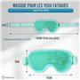 Vidaprime Masque Yeux Froid - Gel Anti-Cernes pour Yeux Fatigués et Gonflés - Réutilisable pour le Visage