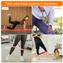 GRIFEMA GA5001, 5 Bandes Élastiques de Musculation, 5 Niveaux de Résistance pour la Musculation, Le Pilates, Le Yoga et Plus Enc