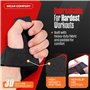 PORTENTUM® Sangle de Tirage Musculation - Lifting Straps pour Fitness, Levage, Gym - Accessoires Salle de Sport (Noir)