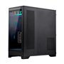 ABYSM Gaming Boîtier PC Gamer Danube SAVA H600 Black E-ATX avec 3 Panneaux en Verre trempé, 4 Ventilateurs ARGB de 120 mm, contr