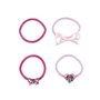 Gommes élastiques pour cheveux Minnie Mouse - Différentes couleurs et finitions - Idéal pour décorer les coiffures - Six pièces 