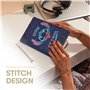 Disney Stitch - Cahier, Carnet, Notebook, Journal Intime avec stylo bic - Accessoire papeterie - Idée Coffret Cadeau Kawaii idéa