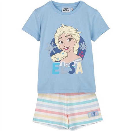 Pyjama Court en Jersey Simple La Reine des Neiges