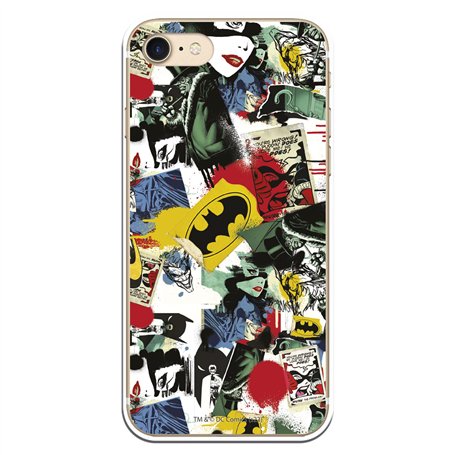 Personalaizer Coque pour iPhone 7 - iPhone 8 - SE 2020 - Batman Not Afraid