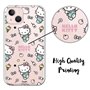 Personalaizer Coque iPhone 14 - Hello Kitty Patron Stickers