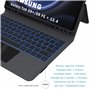 Étui de protection avec clavier pour Samsung Galaxy Tab S9 FE+ /S9 Plus/S10+ 12,4" - Folio Trackpad avec porte-stylo - Clavier Q