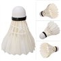 12 pcs Balle de Badminton (Baril), balles de Badminton en Plumes de Canard Volants d'entraînement en Plein air