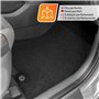 J&J AUTOMOTIVE | Tapis De Sol Noir Velours sur Mesure pour Arkana Depuis 2020 4 pcs, Base Antidérapante,Tapis conducteur renforc