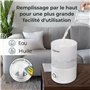 Noaton Essential Humidificateur Ultrasons et Diffuseur 3,3L, pour bébé et plantes, remplissage par le haut, 33 heures, lumières 