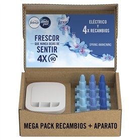 Febreze 3Volution Éveil Printanier Kit De Démarrage Désodorisant Électrique Programmation Intelligente + Recharges 80 ML