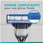 Gillette Lot De 15 Recharges De Rasoir Pour Homme Mach3 Avec Bande Lubrifiante Pour Une Glisse Fluide Pendant Le Rasage Et NOUVE