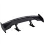 Tingz Mini aileron de voiture，Fibre de Carbone Décoration sans Perforation Noir，Décoration universelle de queue