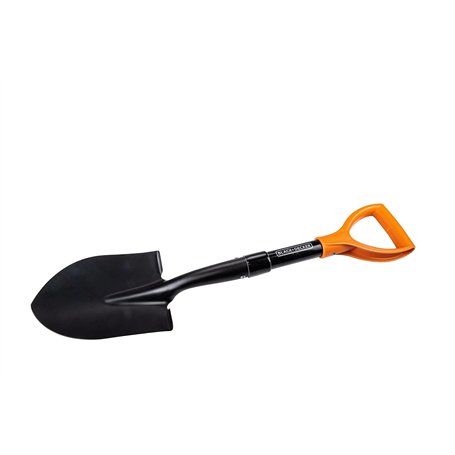 BLACK+DECKER Pelle - 67 cm - 800 g - Inoxydable - Tête en Acier au Carbone et Manche en Fibre de Verre - Noir