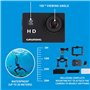 Grundig Caméra d'action HD720P - Caméra sous-Marine - Étanche jusqu'à 30 m - Écran LCD 2" - Accessoires Divers - Détection de Mo