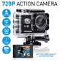 Grundig Caméra d'action HD720P - Caméra sous-Marine - Étanche jusqu'à 30 m - Écran LCD 2" - Accessoires Divers - Détection de Mo
