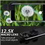 2 en 1 Kit de Lentilles de Caméra pour Téléphone Portable, Objectif Smartphone de Lentille de Caméra Objectifs Macro Téléphone, 