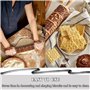 Rouleau à pâtisserie en Bois, Rouleau Embosseur, Rouleau à Pâtisserie en Relief, Motifs en 3D Parfait pour DIY Faire Cuire Biscu
