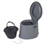Bo-Camp - Toilette Portable - 7 ltr - Gris