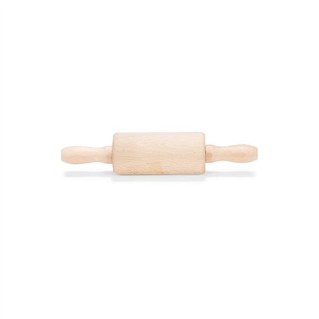 patisse 02249 – Rouleau à pâtisserie 2 poignées enfants format mini – bois de hêtre – 22 x Ø3cm