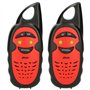 Alecto FR-05 - Talkie-walkie pour Enfants - Portée 3 Kilomètres - 3 Canaux - 2 Radios - Jusqu'à 35 Heures en Veille - Rouge/Noir
