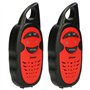 Alecto FR-05 - Talkie-walkie pour Enfants - Portée 3 Kilomètres - 3 Canaux - 2 Radios - Jusqu'à 35 Heures en Veille - Rouge/Noir