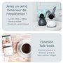 Alecto Babyphone WiFi avec caméra - Visiophone Bebe avec caméra et WLAN - SMARTBABY10 Moniteur Vidéo pour Bébé avec Vision Noctu