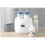 Alecto BW700TWIN Chauffe-biberon pour bébé - Double chauffe-biberon - Sans BPA - Stérilisateur - Temps de préchauffage préprogra