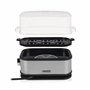Princess 262046 Cuiseur à œufs électrique - Pour 6 œufs - Œufs durs, mollets ou à la coque - 400 W Inox Brossé