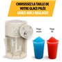 Tristar machine à granités - 2 tailles de glace pilée - Pile 250 g de glace par minute - Verseuse 1,1 L - Compartiment à glace 6