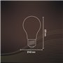 CALEX Lot de 3 Ampoules Filament LED A60 E27 CCT WiFi, 7W 806lm, Alexa/Google/Siri, Blancs 1800-3000K, dimmable, scénarios, sans