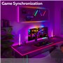 CALEX Smart Gaming - Ruban LED Gaming Neon Flex - Compatible Razer Chroma - Smart Home - Synchronisation RGBIC pour PC - Fixatio