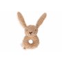 Jollein Hochet bébé - Bunny Riverside - Biscuit - 100% polyester - 13 x 11 x 7 cm