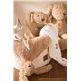 Jollein Hochet bébé - Bunny Riverside - Biscuit - 100% polyester - 13 x 11 x 7 cm