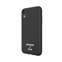 Superdry Coque de Protection en Toile moulée pour iPhone XR, Noir.