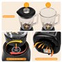 Aigostar Swift - Blender Mixeur, Bol Verre 1.5 L, avec 4 Lames en Revêtement en Titane, Puissance 800 W, 2 Vitesses + Fonction P